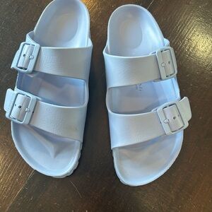 Womans Light Blue Birkenstock Sandals